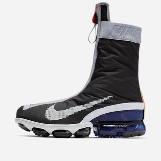 Pantofi Casual Nike Air VaporMax FlyKnit Gaiter ISPA Dama Negrii Roz Albastru Regal Negrii | ECWK-40